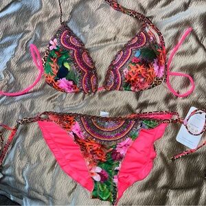 Beaded bikini size M
